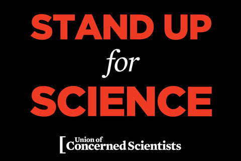 FREE Downloadable March Sign - "Stand Up for Science"