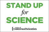 FREE Downloadable March Sign - "Stand Up for Science"